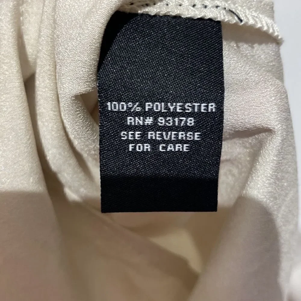 Premise‎ Studio Women's Cream Button Front Long Sleeve Shirt Size OX (NWT)